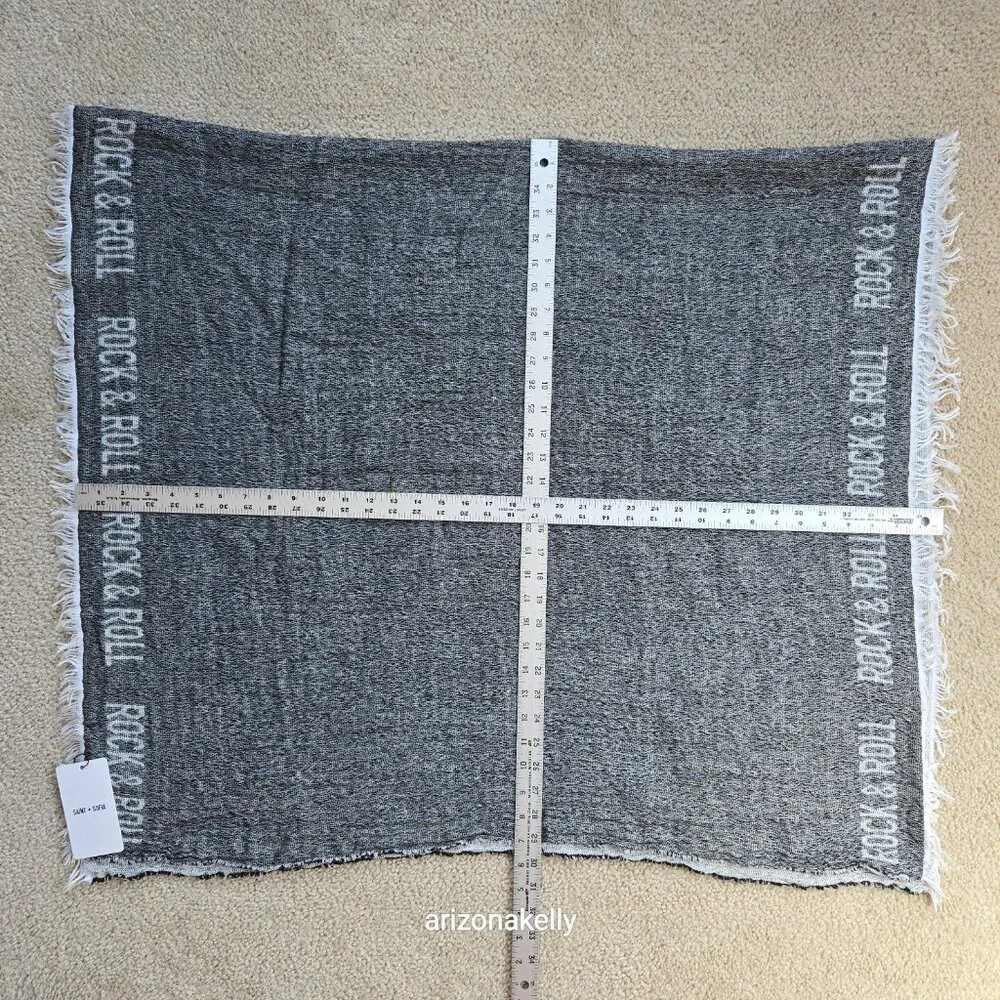 NWT Saint + Sofia Rock & Roll Scarf Wool Blend - Picture 8 of 10